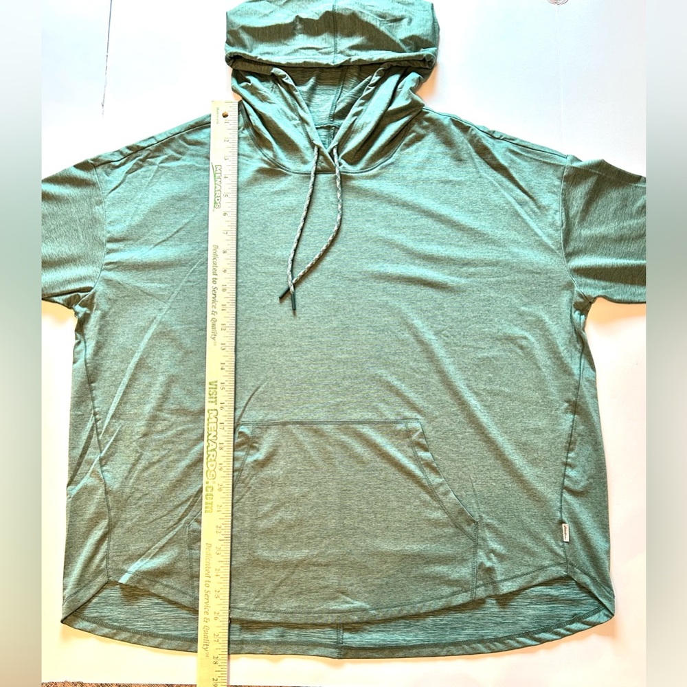 Eddie Bauer XL Women’s Dark Evergreen/Green Lightweight Pullover Hoodie - Picture 5 of 6